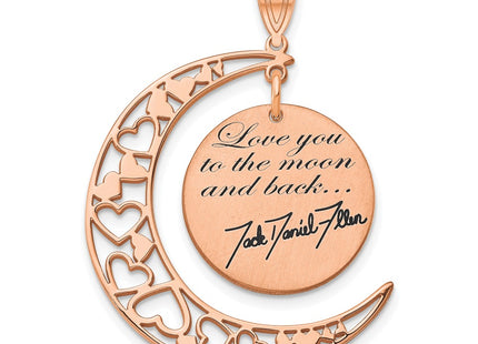 14k Rose Gold Pendants Style XNA989R - Classique Jewelry Inc.