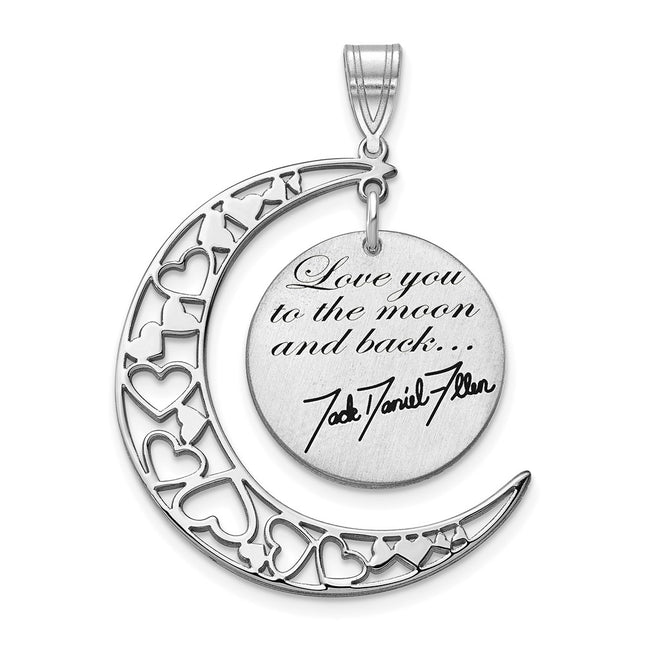 10k White Gold Pendants Style 10XNA989W - Classique Jewelry Inc.
