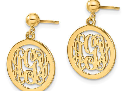 14k Yellow Gold Earrings Style XNE16Y - Classique Jewelry Inc.