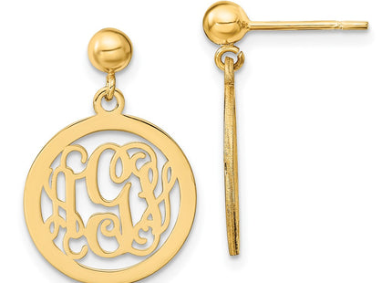 SS/Gold Plated Earrings Style XNE16GP - Classique Jewelry Inc.