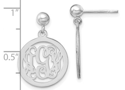 14k White Gold Earrings Style XNE16W - Classique Jewelry Inc.