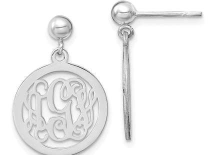 14k White Gold Earrings Style XNE16W - Classique Jewelry Inc.