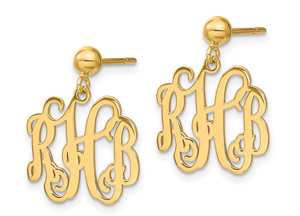 14k Yellow Gold Earrings Style XNE19Y - Classique Jewelry Inc.