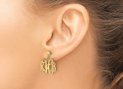 14k Yellow Gold Earrings Style XNE19Y - Classique Jewelry Inc.