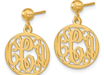 SS/Gold Plated Earrings Style XNE20GP - Classique Jewelry Inc.