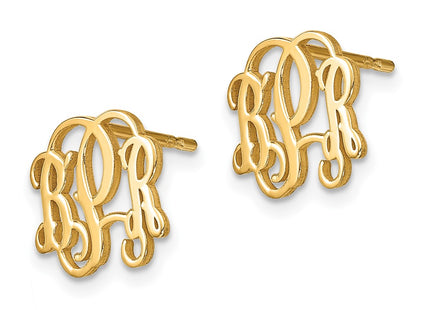SS/Gold Plated Earrings Style XNE23GP - Classique Jewelry Inc.