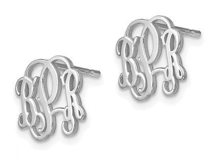 14k White Gold Earrings Style XNE23W - Classique Jewelry Inc.