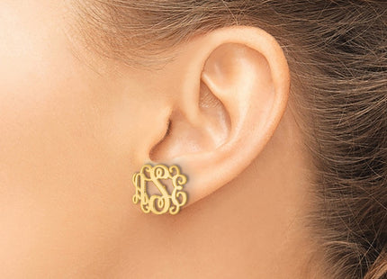 14k Yellow Gold Earrings Style XNE24Y - Classique Jewelry Inc.