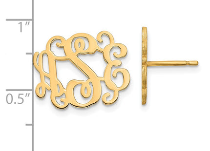 14k Yellow Gold Earrings Style XNE24Y - Classique Jewelry Inc.