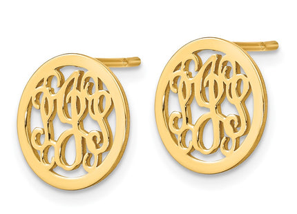 SS/Gold Plated Earrings Style XNE29GP - Classique Jewelry Inc.