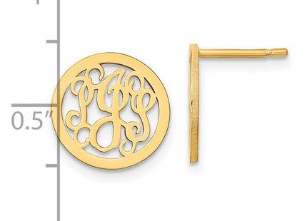 SS/Gold Plated Earrings Style XNE29GP - Classique Jewelry Inc.