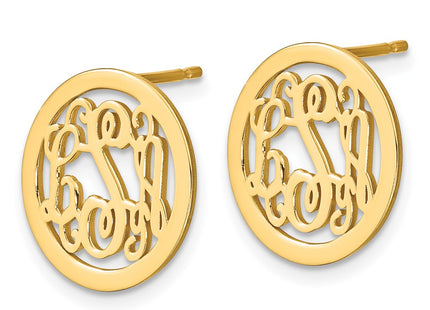 SS/Gold Plated Earrings Style XNE30GP - Classique Jewelry Inc.