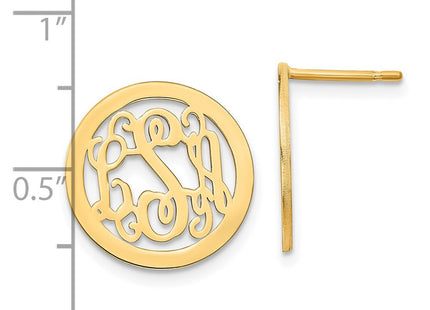SS/Gold Plated Earrings Style XNE30GP - Classique Jewelry Inc.