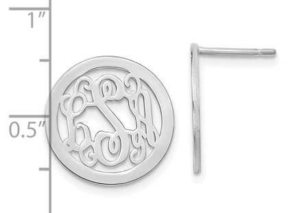 14k White Gold Earrings Style XNE30W - Classique Jewelry Inc.