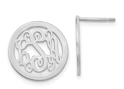 14k White Gold Earrings Style XNE30W - Classique Jewelry Inc.