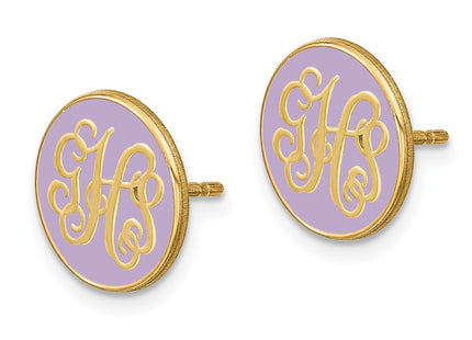 SS/Gold Plated Earrings Style XNE32GP - Classique Jewelry Inc.