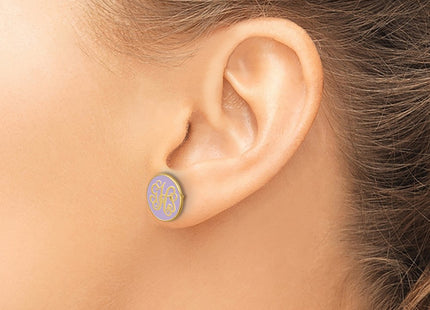 SS/Gold Plated Earrings Style XNE32GP - Classique Jewelry Inc.
