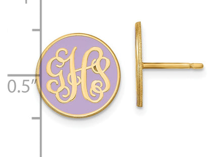SS/Gold Plated Earrings Style XNE32GP - Classique Jewelry Inc.