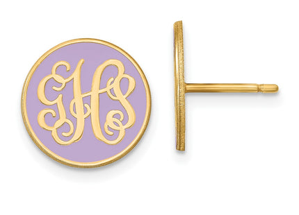 SS/Gold Plated Earrings Style XNE32GP - Classique Jewelry Inc.