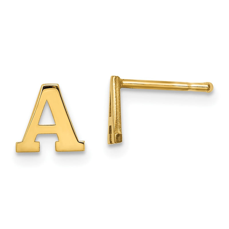 Sterling silver initial earrings