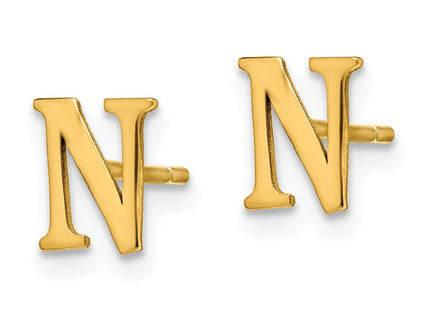 SS/Gold Plated Earrings Style XNE46GP - Classique Jewelry Inc.
