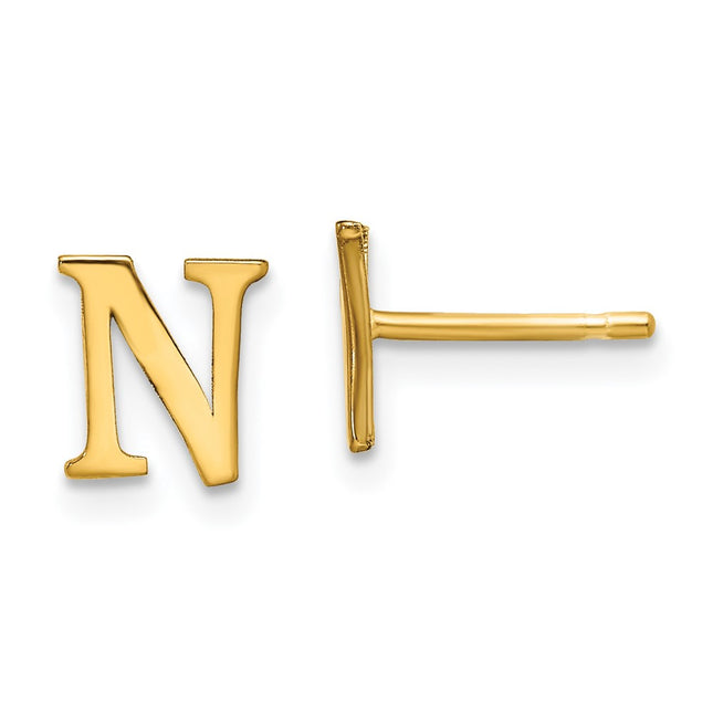 SS/Gold Plated Earrings Style XNE46GP - Classique Jewelry Inc.