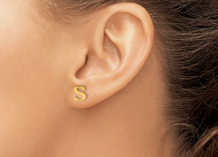 SS/Gold Plated Earrings Style XNE46GP - Classique Jewelry Inc.