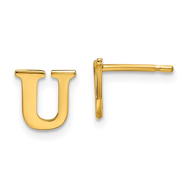 SS/Gold Plated Earrings Style XNE46GP - Classique Jewelry Inc.