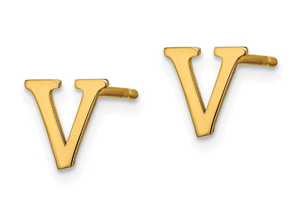 SS/Gold Plated Earrings Style XNE46GP - Classique Jewelry Inc.