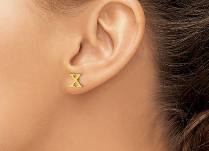 SS/Gold Plated Earrings Style XNE46GP - Classique Jewelry Inc.