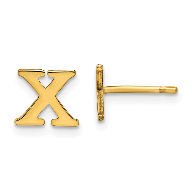 SS/Gold Plated Earrings Style XNE46GP - Classique Jewelry Inc.