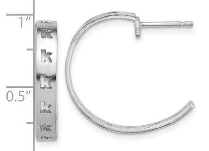 10k White Gold Earrings Style 10XNE47W - Classique Jewelry Inc.