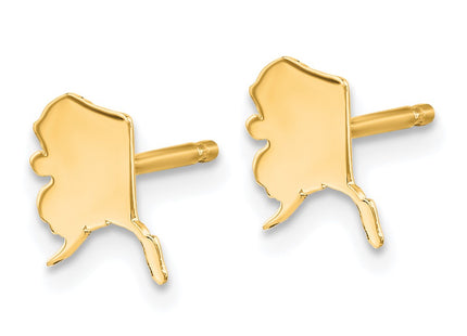 SS/Gold Plated Earrings Style XNE50GP - Classique Jewelry Inc.