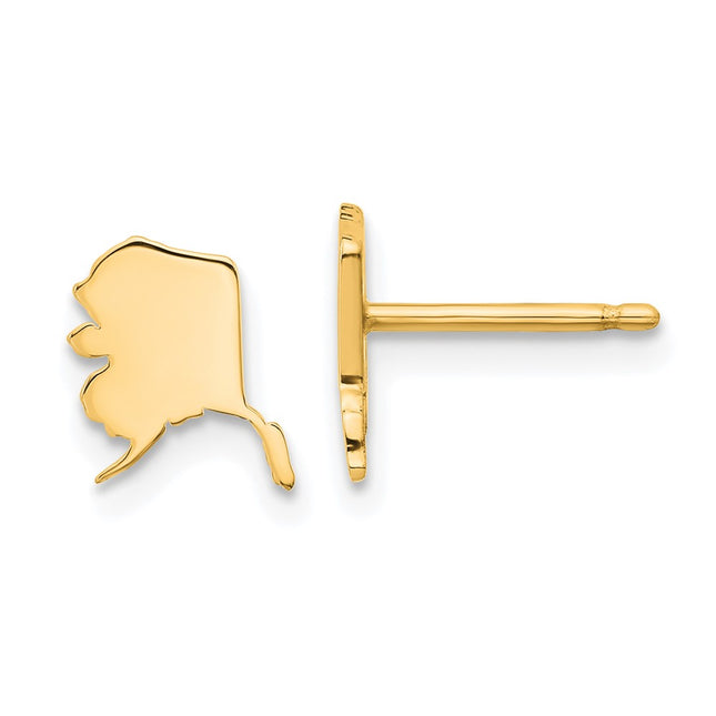 SS/Gold Plated Earrings Style XNE50GP - Classique Jewelry Inc.