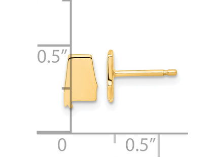 SS/Gold Plated Earrings Style XNE50GP - Classique Jewelry Inc.