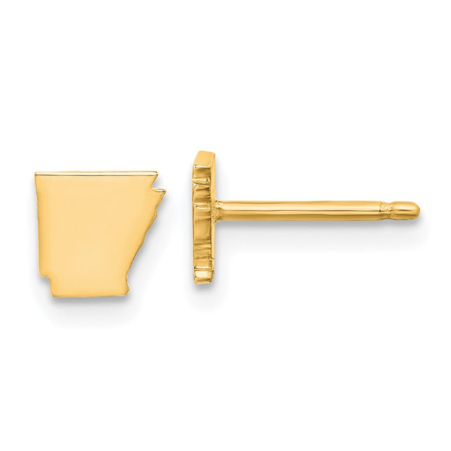 SS/Gold Plated Earrings Style XNE50GP - Classique Jewelry Inc.