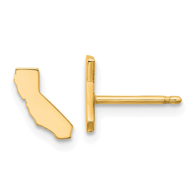 SS/Gold Plated Earrings Style XNE50GP - Classique Jewelry Inc.