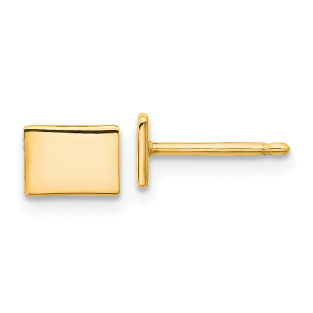 SS/Gold Plated Earrings Style XNE50GP - Classique Jewelry Inc.