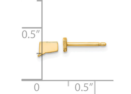 SS/Gold Plated Earrings Style XNE50GP - Classique Jewelry Inc.