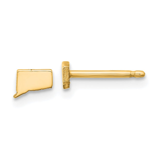 SS/Gold Plated Earrings Style XNE50GP - Classique Jewelry Inc.