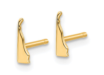 SS/Gold Plated Earrings Style XNE50GP - Classique Jewelry Inc.