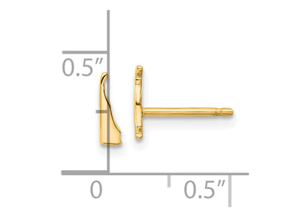 SS/Gold Plated Earrings Style XNE50GP - Classique Jewelry Inc.
