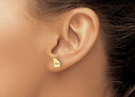 SS/Gold Plated Earrings Style XNE50GP - Classique Jewelry Inc.