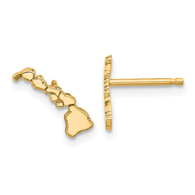 SS/Gold Plated Earrings Style XNE50GP - Classique Jewelry Inc.