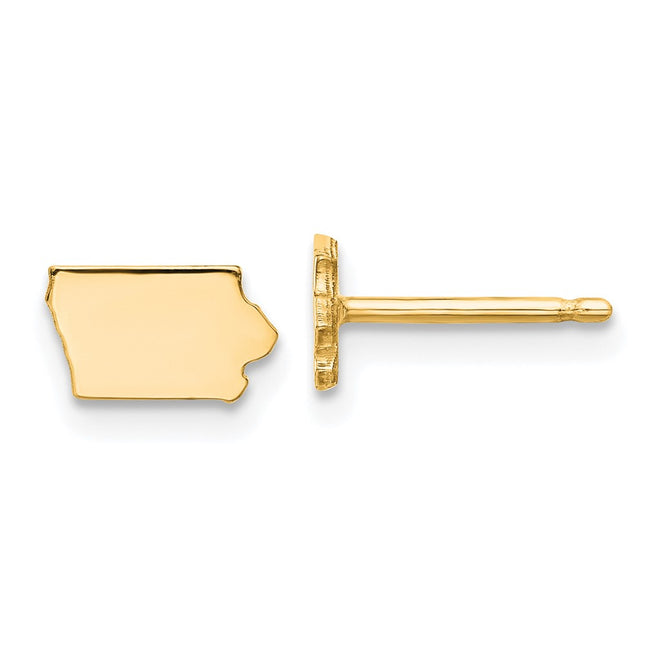 SS/Gold Plated Earrings Style XNE50GP - Classique Jewelry Inc.