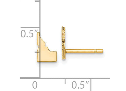 SS/Gold Plated Earrings Style XNE50GP - Classique Jewelry Inc.