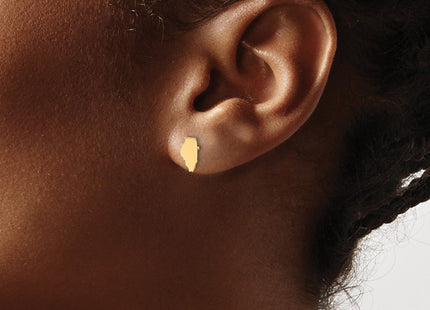 SS/Gold Plated Earrings Style XNE50GP - Classique Jewelry Inc.