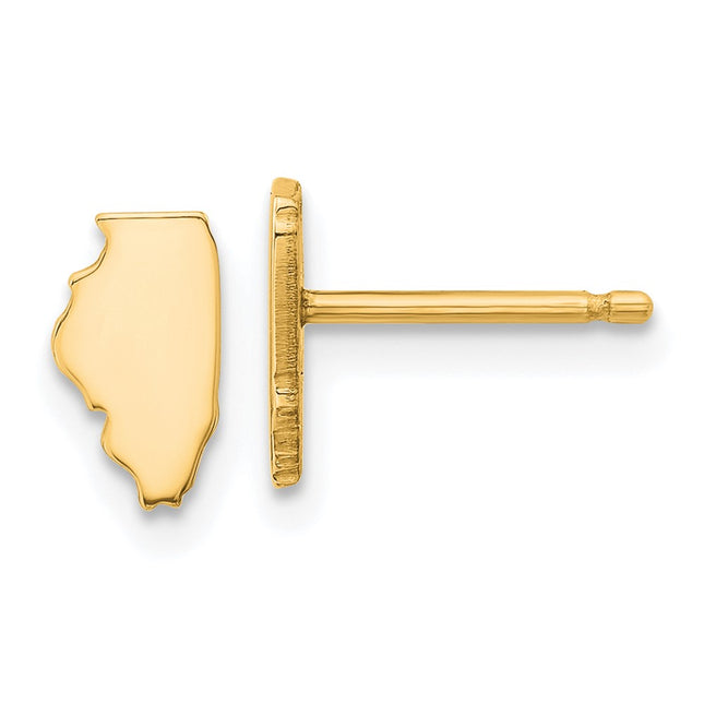 SS/Gold Plated Earrings Style XNE50GP - Classique Jewelry Inc.