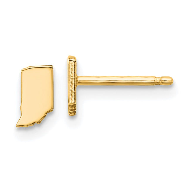 SS/Gold Plated Earrings Style XNE50GP - Classique Jewelry Inc.