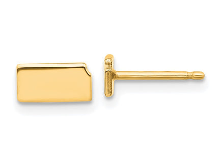 SS/Gold Plated Earrings Style XNE50GP - Classique Jewelry Inc.